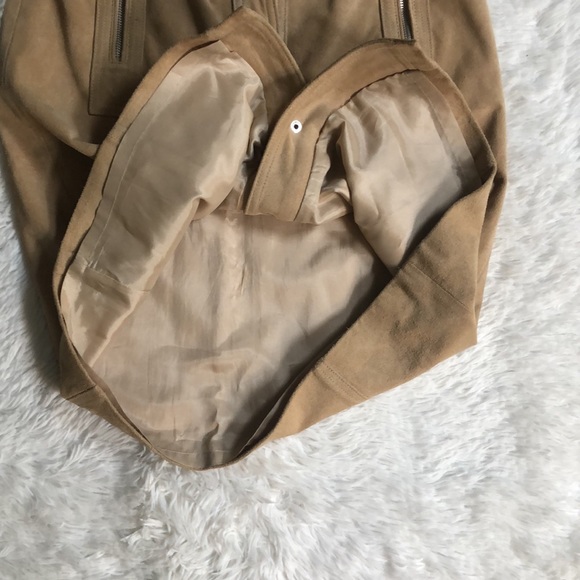 Michael Kors Vintage 2004 Leather Suede Skirt 🔥 - Picture 6 of 9